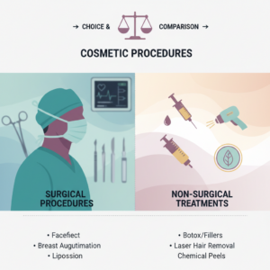 surgical vs non surgical cosmetic procedures