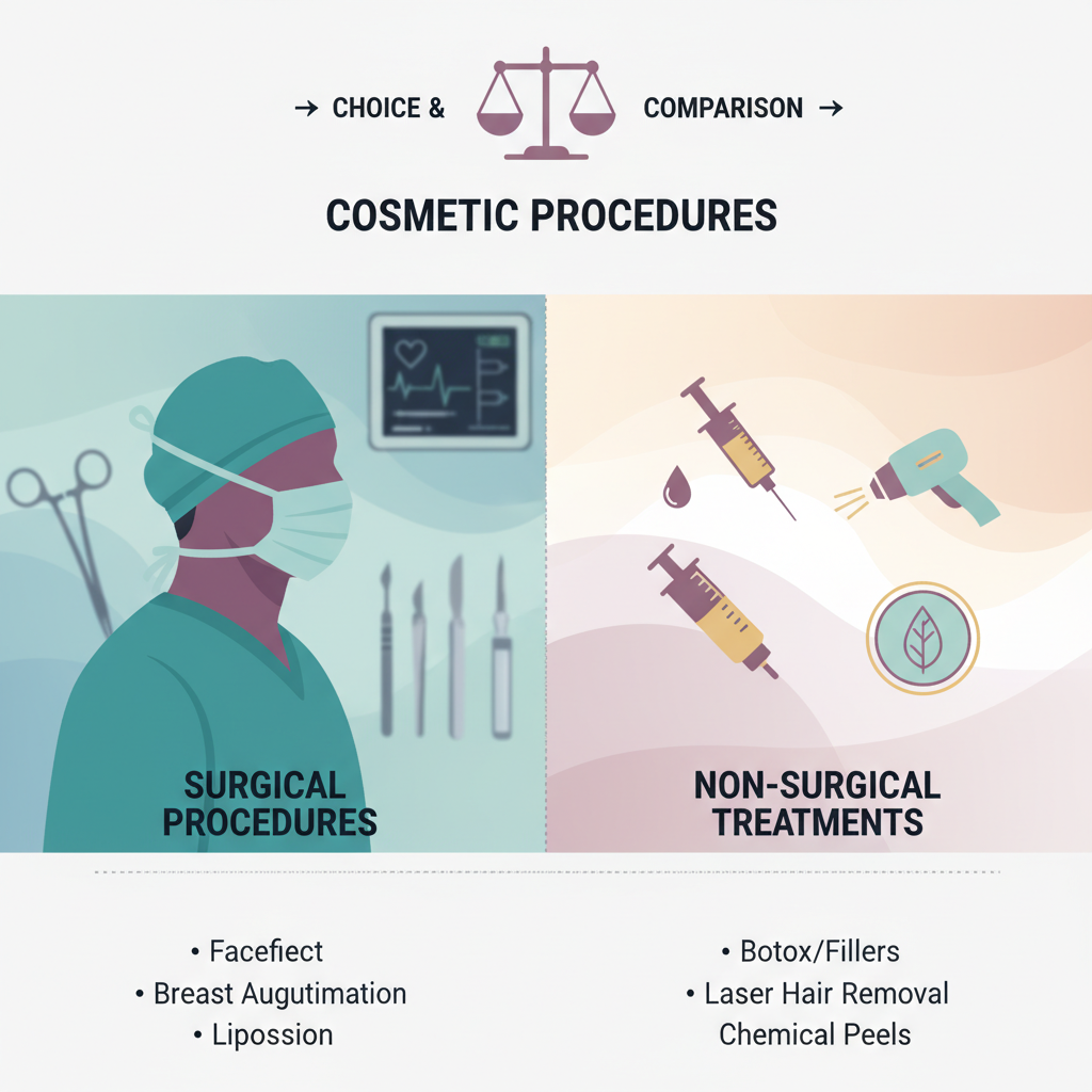 surgical vs non surgical cosmetic procedures