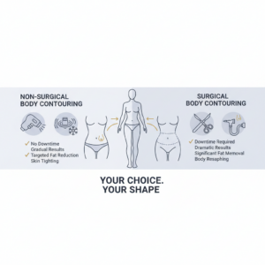 non surgical vs surgical body contouring