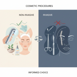 non invasive vs invasive cosmetic procedures