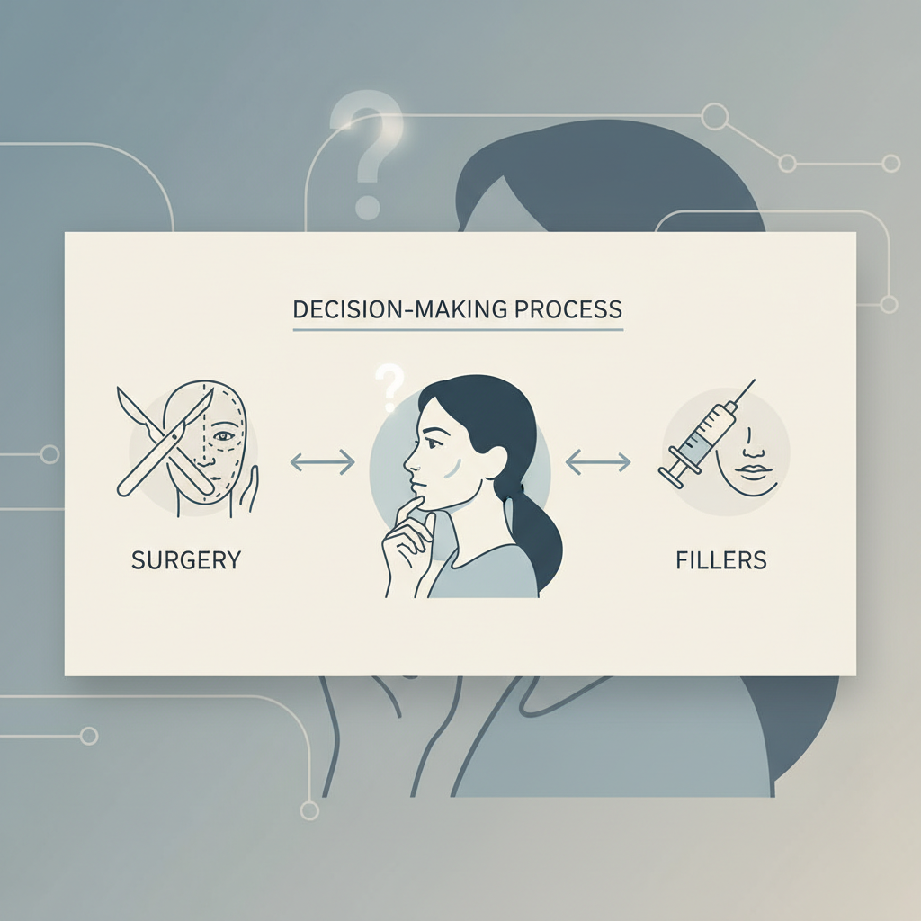 when to choose surgery over fillers